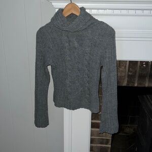 Vintage chunky gray sweater